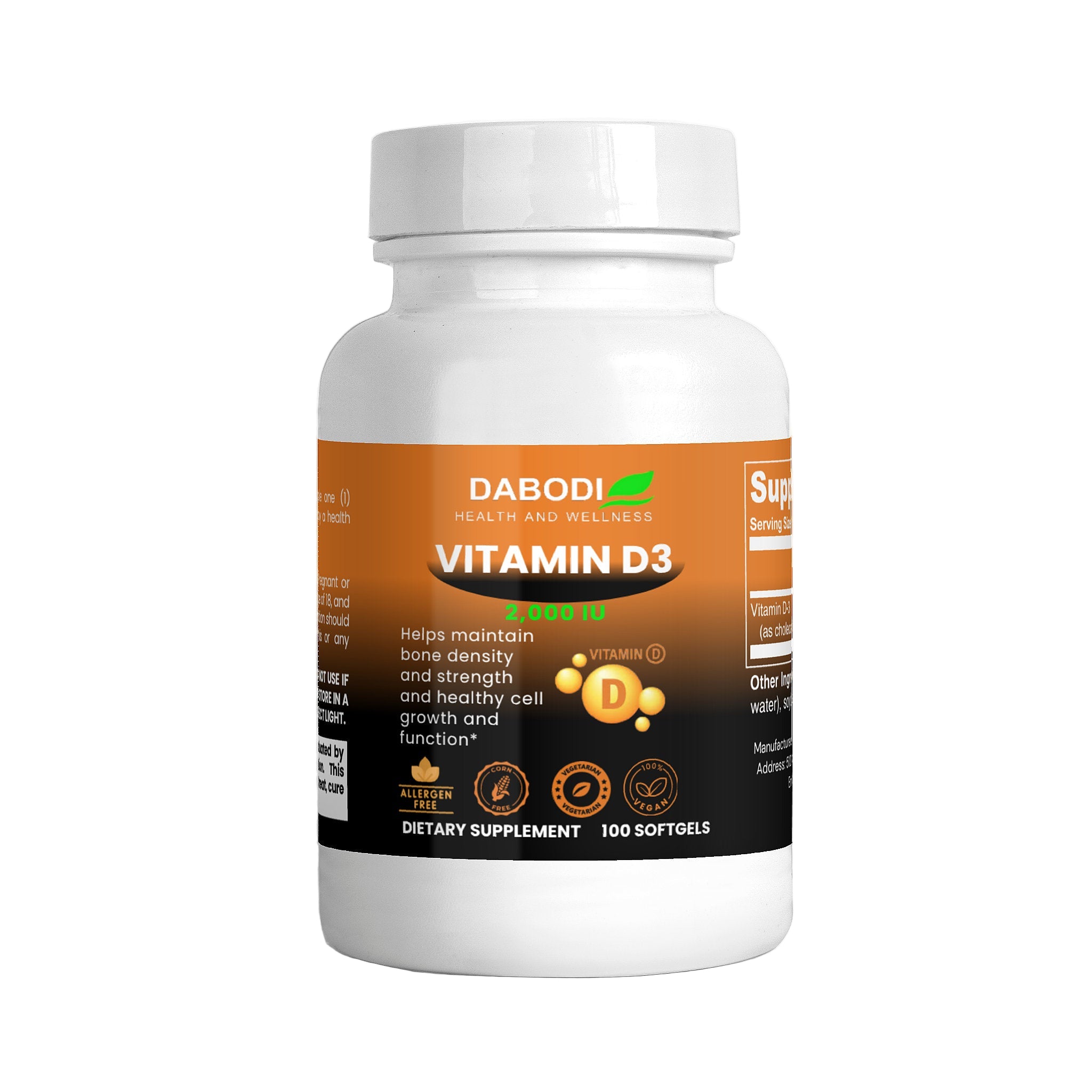 Vitamin D3 2,000 IU