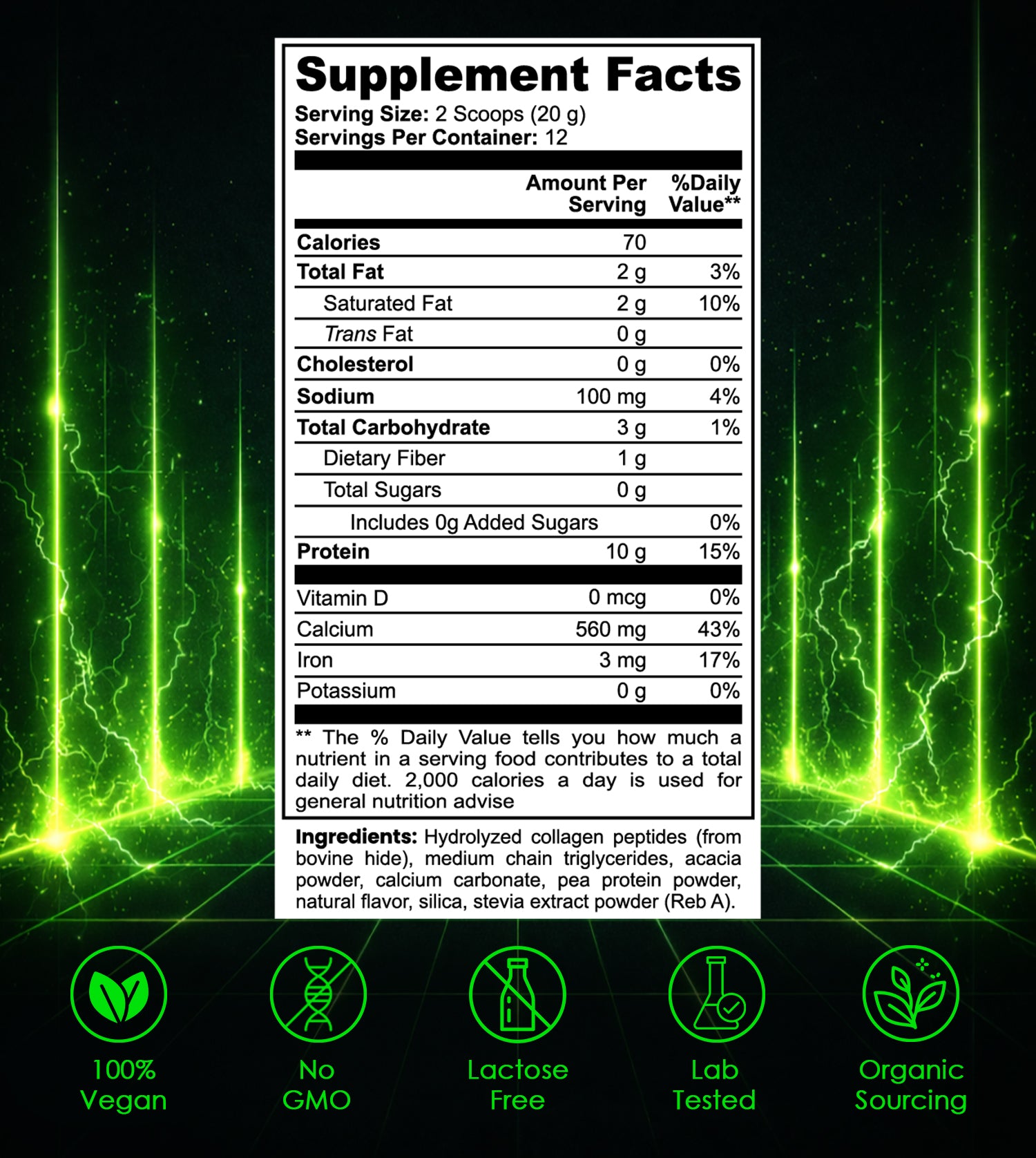 Grass-Fed Collagen Creamer (Vanilla)